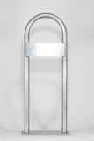Marine Dock & Boat 36" Aluminum Handrail - Safety Grab Bar Rail - with Lateral Flat Plate/Control Panel - Flat Base