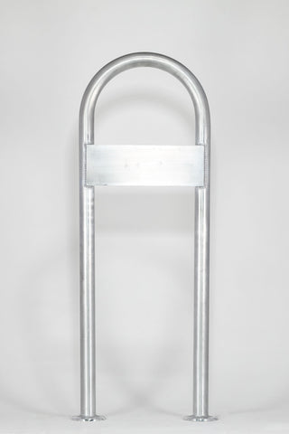 Marine Dock & Boat - 36" Aluminum Handrail - Safety Grab Bar Rail - with Lateral Flat Plate/Control Panel - Marine Fiberglass Direct