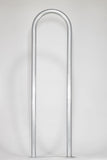 Marine Dock & Boat - 48" H x 13" W Aluminum Handrail - Safety Grab Bar Rail - Flat Base - Marine Fiberglass Direct