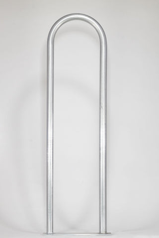 Marine Dock & Boat - 48" H x 13" W Aluminum Handrail - Safety Grab Bar Rail - Flat Base - Marine Fiberglass Direct