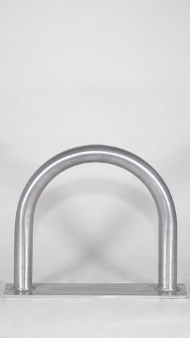 Marine Dock & Boat - 12" H x 12" W Aluminum Handrail - Safety Grab Bar Rail- Flat Base