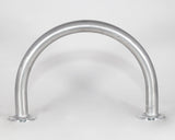 Marine Dock & Boat - 12" H x 16.5" W - Aluminum Handrail - Safety Grab Bar Rail - Marine Fiberglass Direct
