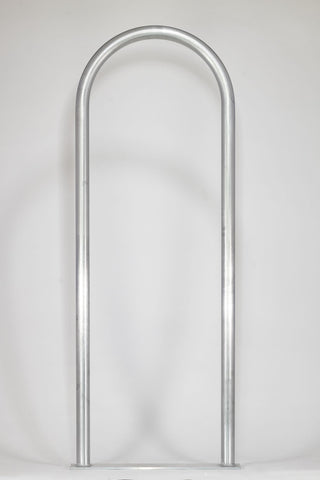 Marine Dock & Boat - 48" H x 16.5" W - Aluminum Handrail - Safety Grab Bar Rail - Flat Base