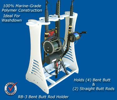 Bent Butt Rod Holder Rack - RB-3 Fishing Rod Racks