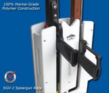 Spearfishing Speargun Holder Rack - Store One to Two Guns - Marine Fiberglass Direct