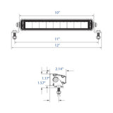 SRX2 Series Light Bar Dimension Diagram