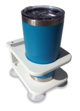 Single drink holder and Cell phone holder- 4  3/4" x 6 1/4" x 3 1/4" (3" Dia) Cell phone Slot 3/4"  - SSDH-CELL