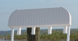 Deluxe Removable Backrest CMDBR01 with 4 Aluminum Rod Holders for CMSFLP - Marine Fiberglass Direct