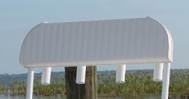 Deluxe Removable Backrest CMDBR01 with 4 Aluminum Rod Holders for CMSFLP - Marine Fiberglass Direct