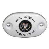 CORPUS - Red Carbon Fiber LED Deck Light - White Housing