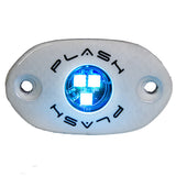 Boat RGB Carbon Fiber LED Deck Light - White Housing