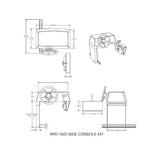 Marine Boat Skiff 1422 Side Console
