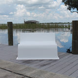 Fiberglass Bench Seat 26"H x 43" W x 30" D - CMBS01 - Marine Fiberglass Direct