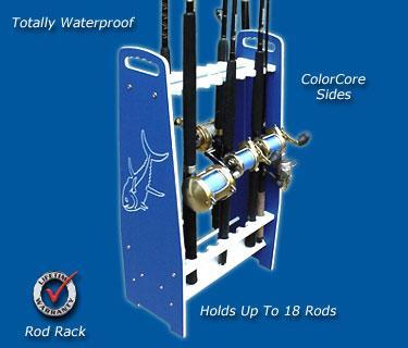 Fishing Rod and Reel Holder-Display- Rack - Marine Fiberglass Direct