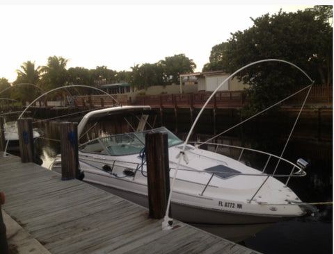 16’ Standard Mooring Whip by Dolphin Mooring Whips S-1600D - Marine Fiberglass Direct