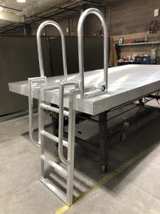 Marine - 3 Step Swivel Dock Ladder