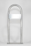 Marine Dock & Boat 36" Aluminum Handrail - Safety Grab Bar Rail - Cooler Mount Grab Bar - Large Flat Base - Ice Chest/ Cooler with Lateral Control Plate