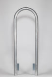 Marine Dock & Boat 36"  Aluminum Handrail - Safety Grab Bar Rail with 2" x 2" x 6" vertical angle mounts for Gheenoe