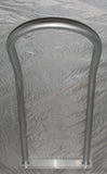 MARINE DOCK & BOAT - 42" H X 16.5" W - ALUMINUM HANDRAIL - SAFETY GRAB BAR RAIL - FLAT BASE - TOP OF GRAB BAR ANGLED AT 30 degrees