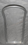 MARINE DOCK & BOAT - 36" H X 16.5" W - ALUMINUM HANDRAIL - SAFETY GRAB BAR RAIL - FLAT BASE - TOP OF GRAB BAR ANGLED AT 30 degrees