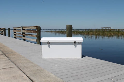 Rough Water Dock Box - 60"W x 22"D x 24"H - RWDB60LP - Marine Fiberglass Direct