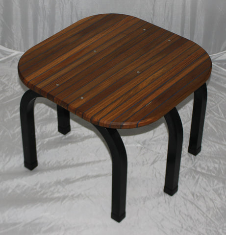 Casting Platform 20" x 20" - TEAK- Spotting and Sighting Fly and Flats Fishing - Marine Fiberglass Direct
