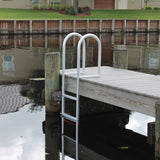 C&M Marine - 3 Step Standard Fixed Dock Ladder - Marine Fiberglass Direct