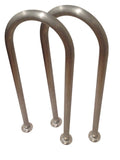 Two (2) - 36" H x 13" W - Marine Grab bars - Aluminum Handrails - Safety Grab Bar Rails - Marine Fiberglass Direct